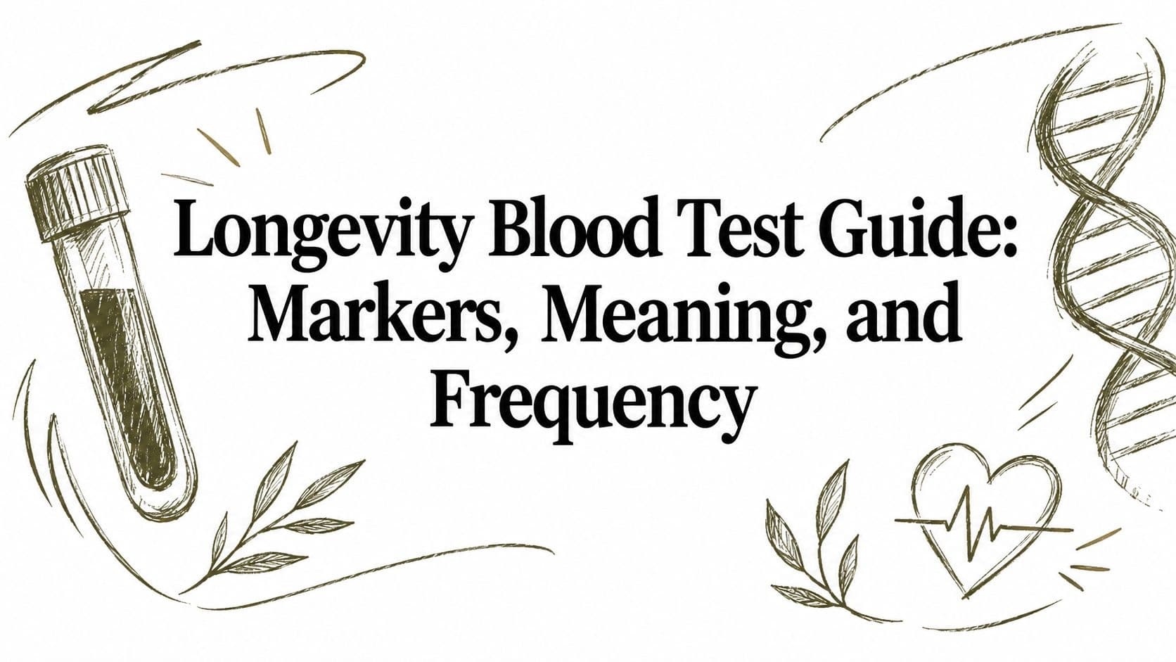 Longevity Blood Test Guide: Markers, Meaning, and Frequency